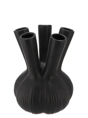 Tulpenvaas zwart